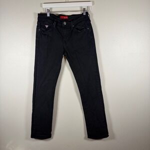 Guess Los Angeles Lincoln Slim Straight Black Jeans Mens Denim Pants